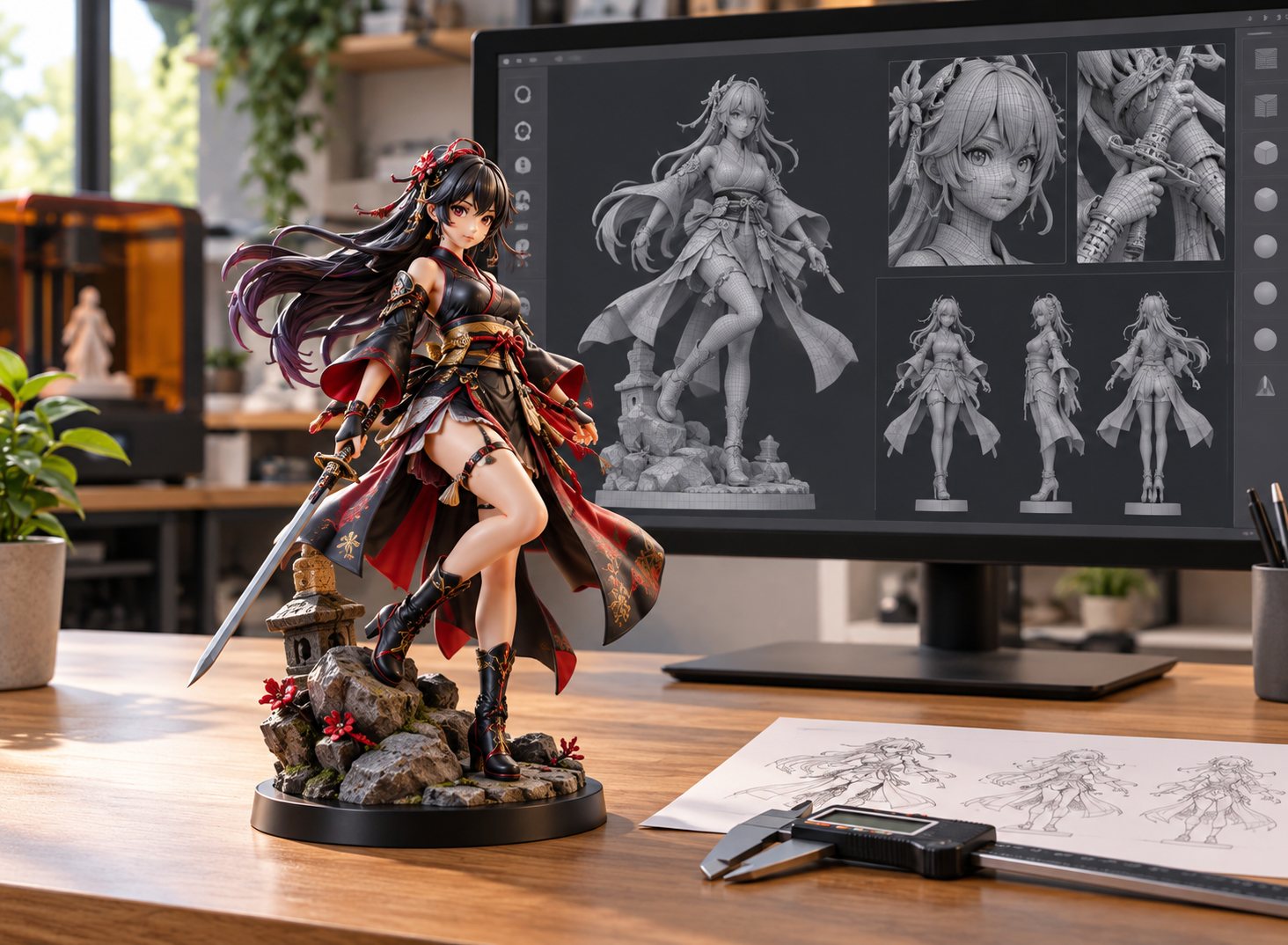 Flashforge CJ270: струйная фотополимерная печать с CMYK