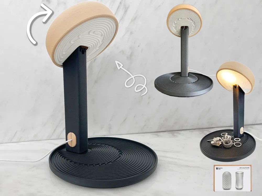 Регулируемый настольный светильник под Bambu LED001